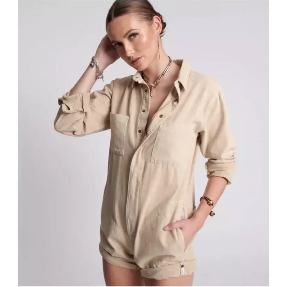 One Teaspoon Prophecy Jumpsuit - Stone - X-Small - NWT - Picture 3 of 9